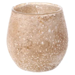 O'malley Kaarsen>Theelichthouder glas Aube 10 cm