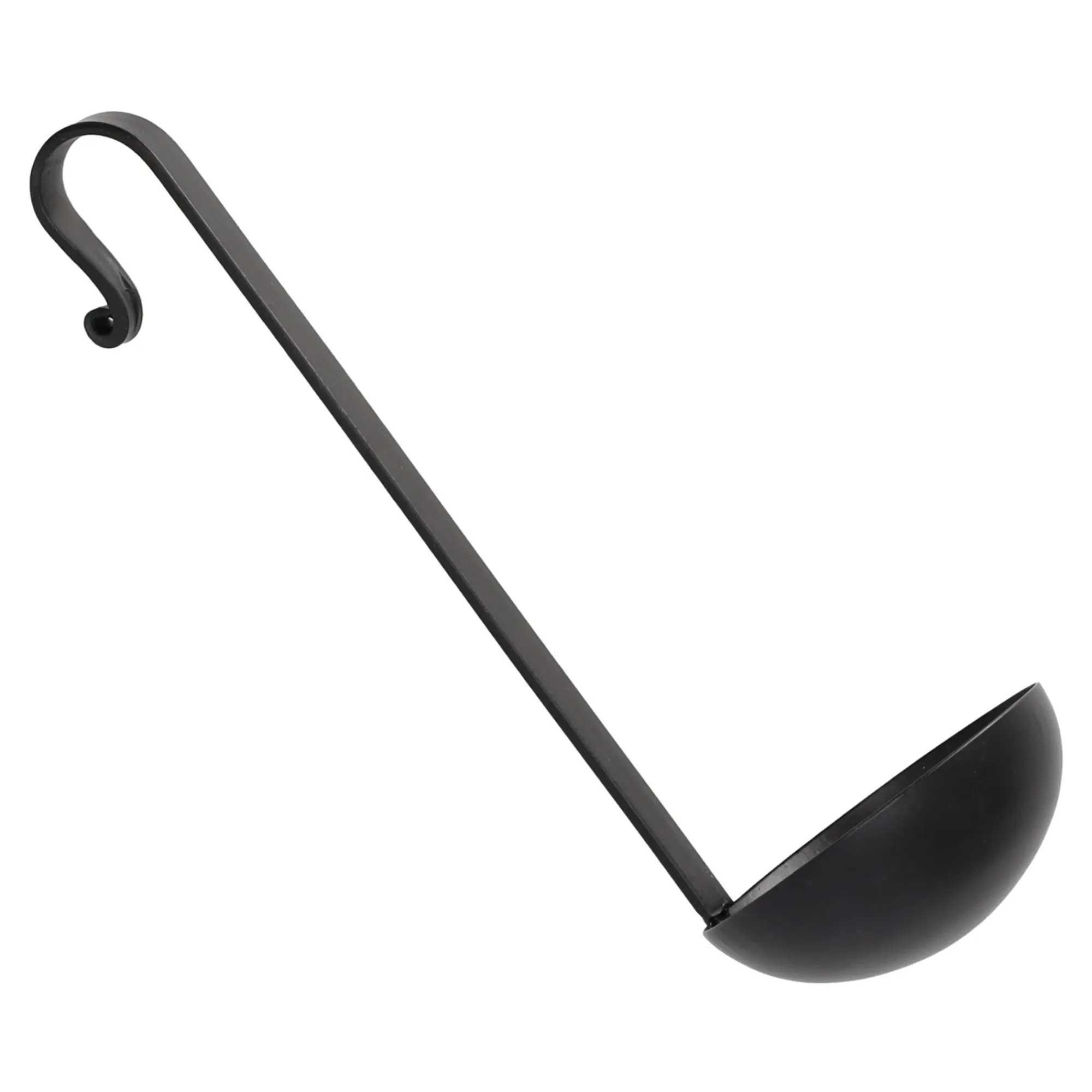 O'malley Kaarsen>Theelichthouder lepel zwart 26 cm