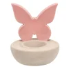 Van Cranenbroek Pasen>Theelichthouder vlinder roze 12cm