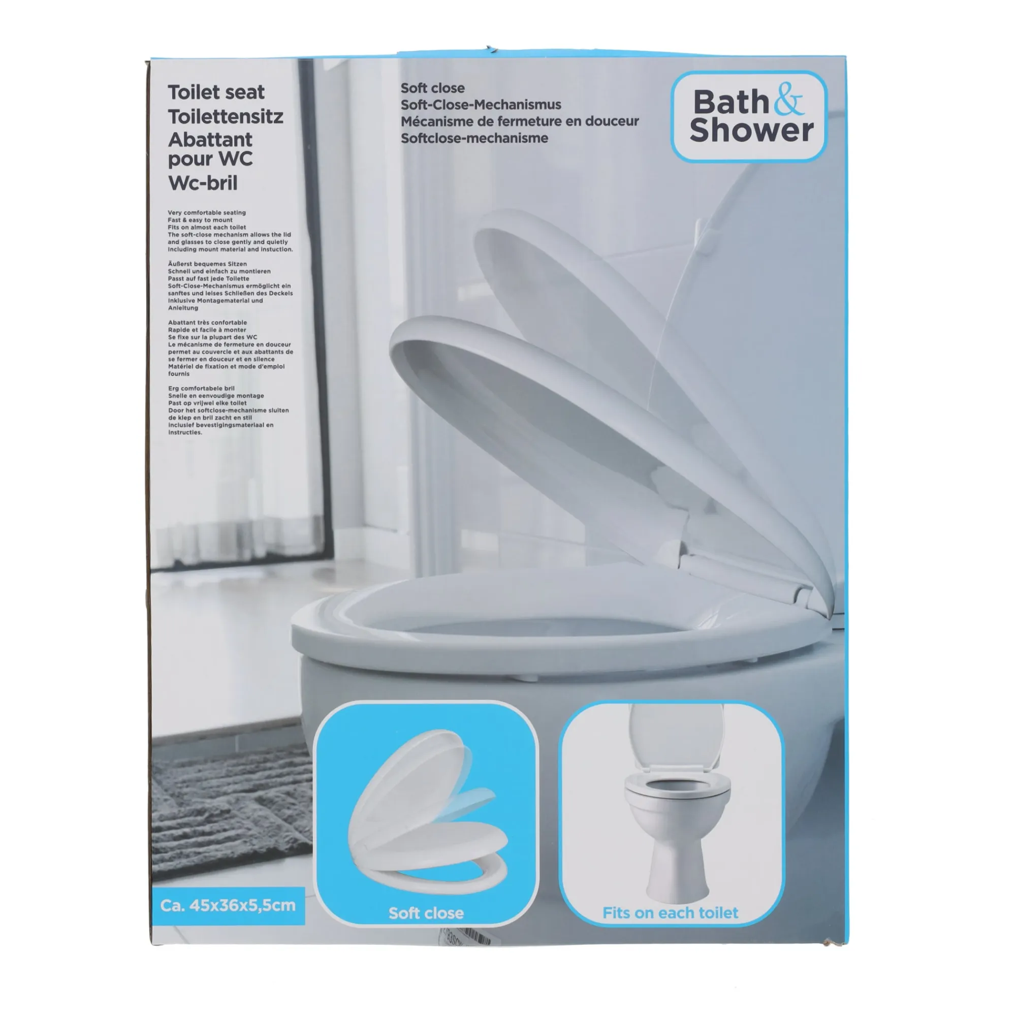 Bath&Shower Badkameraccessoires>Toiletbril soft close