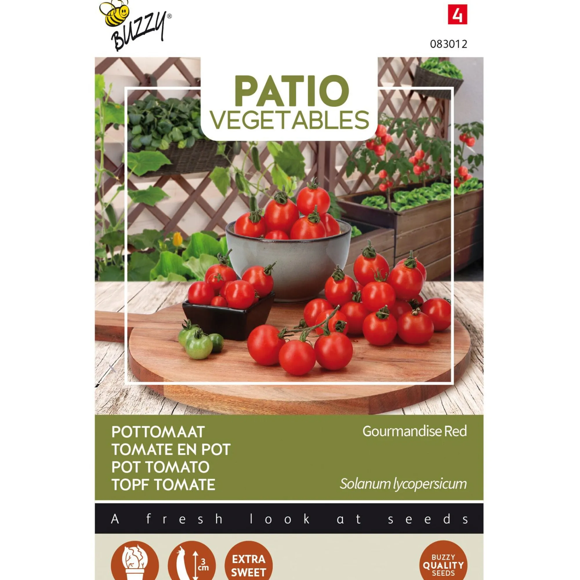 Buzzy Moestuin>Tomaat Gourmandise red