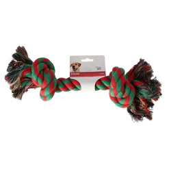 Friendly Pet Hondenspeelgoed>Touw hond kleur 2 knopen jumbo