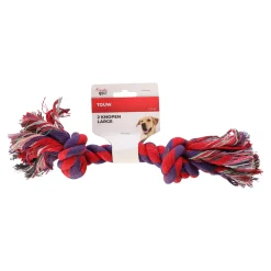 Friendly Pet Hondenspeelgoed>Touw hond kleur 2 knopen large