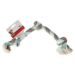 Friendly Pet Hondenspeelgoed>Touw hond kleur 3 knopen medium