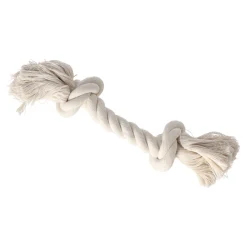Friendly Pet Hondenspeelgoed>Touw hond wit 2 knopen small