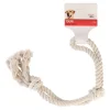 Friendly Pet Hondenspeelgoed>Touw hond wit halter 2 knoop