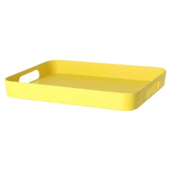 O'malley Woondecoratie|Koken & Tafelen>Tray bamboe 41 x 31 cm geel