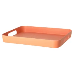 O'malley Koken & Tafelen|Woondecoratie>Tray bamboe 41 x 31 cm oranje