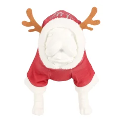 Hondenjas>Trui Hond Kerst holidays rood 25cm