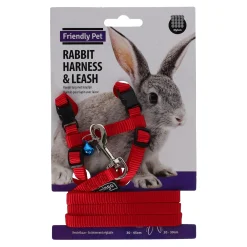 Friendly Pet Knaagdierverzorging>Tuig + looplijn konijn 20-30cm
