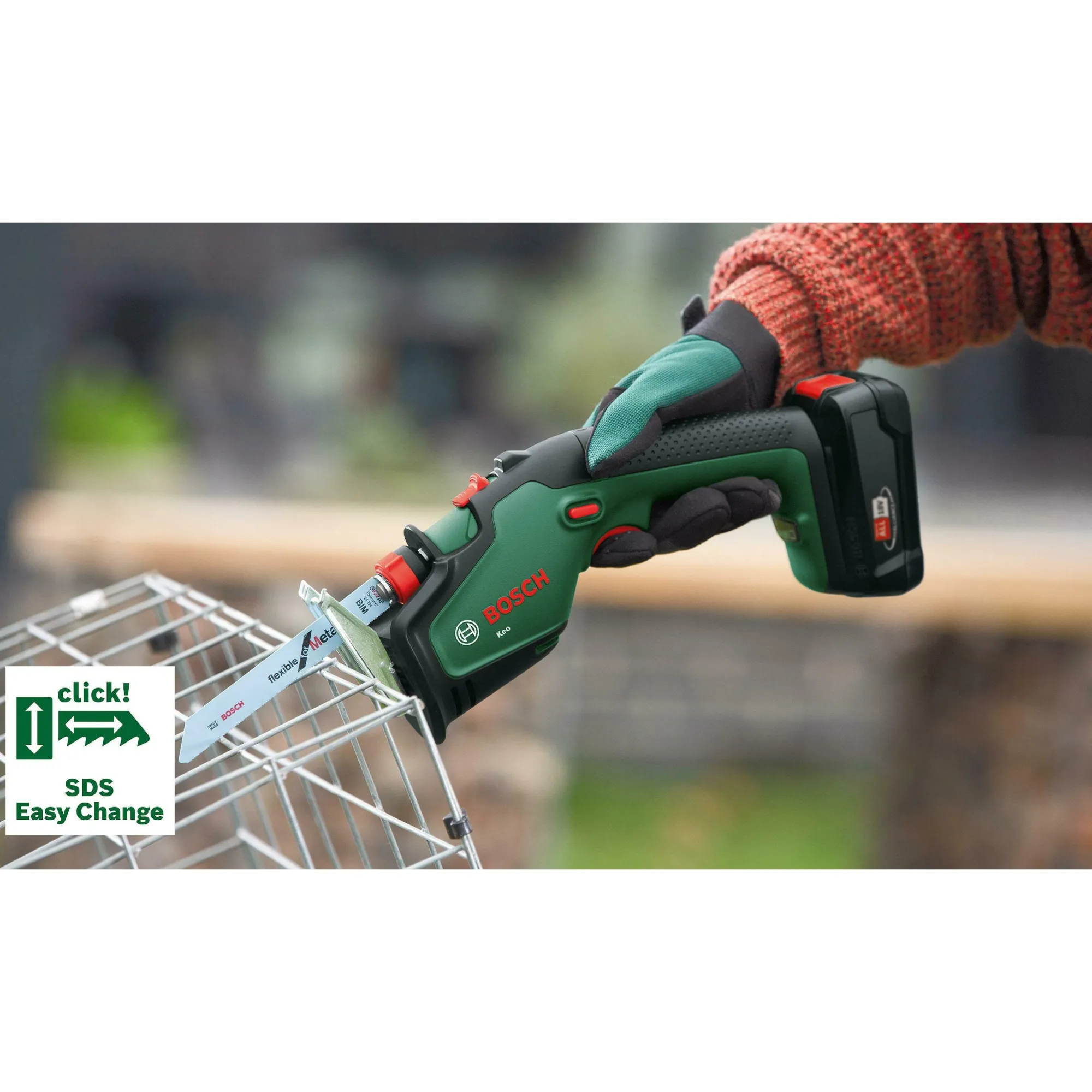 Bosch Tuinmachines>Tuinzaag KEO 18 Baretool