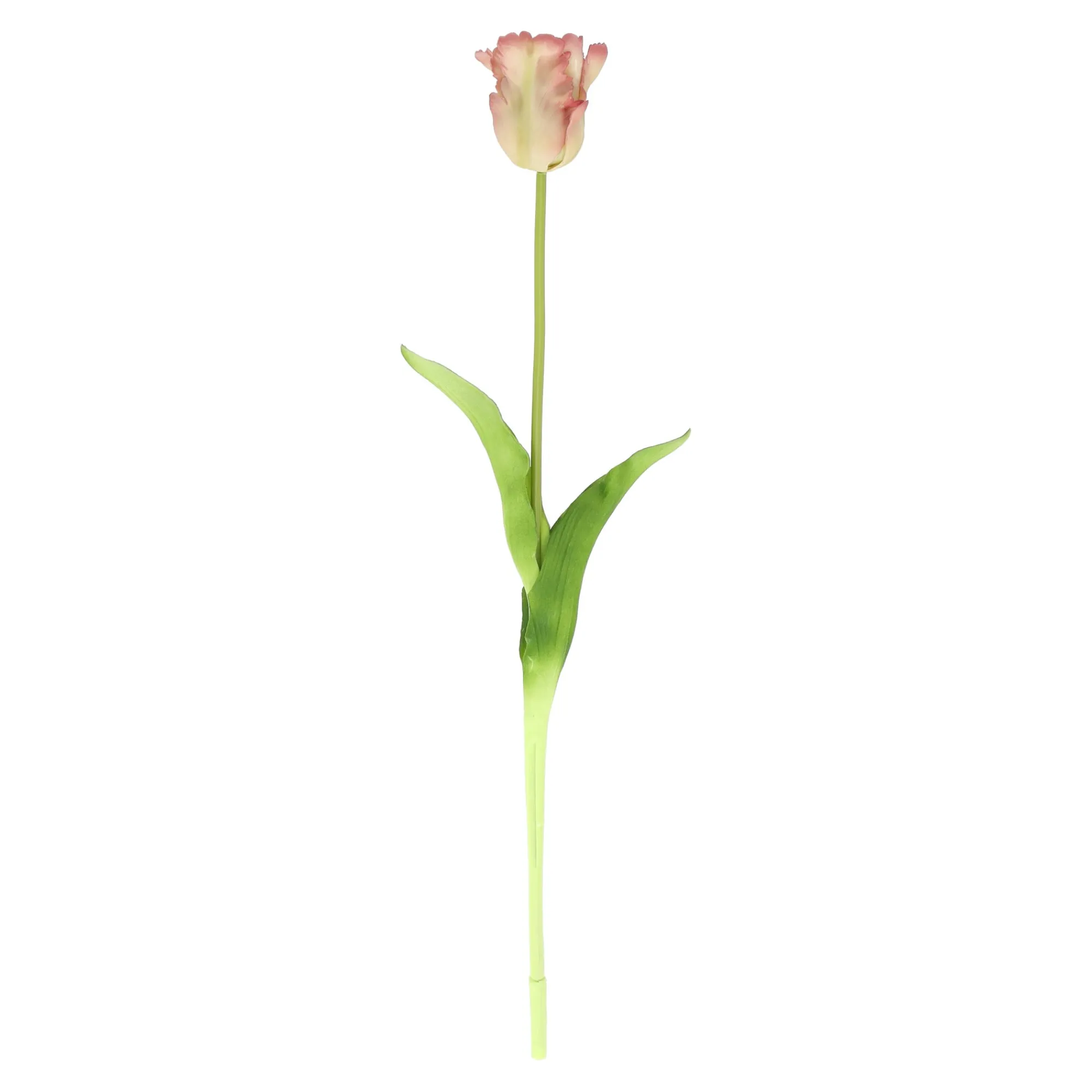 Kunstplanten En Kunstbloemen>Tulp papegaai real touch 62 cm roze
