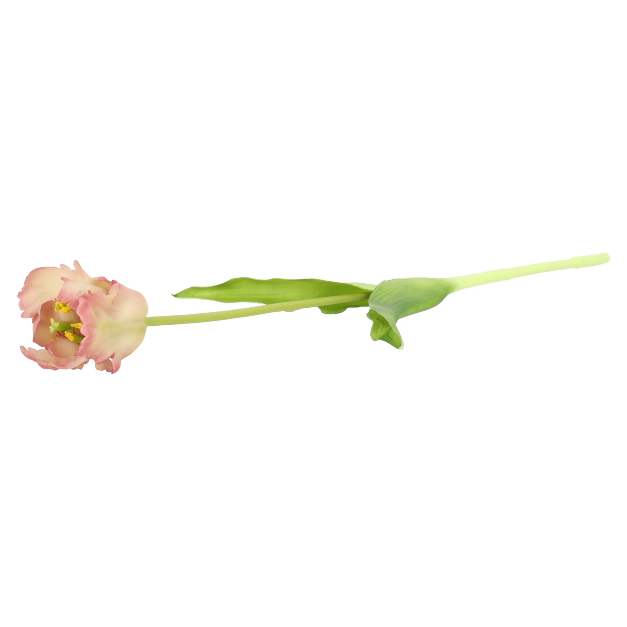 Kunstplanten En Kunstbloemen>Tulp papegaai real touch 62 cm roze
