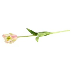 Kunstplanten En Kunstbloemen>Tulp papegaai real touch 62 cm licht roze