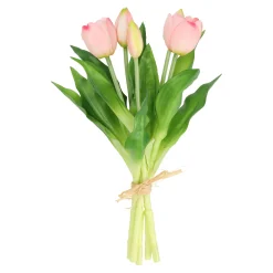 O'malley Kunstplanten En Kunstbloemen>Tulp sil touch 32 cm roze