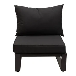 Bois le Duc Loungesets>Tussenstuk Frullo antraciet met kussens