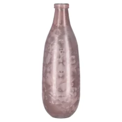 Natural Collections Vazen En Potten>Vaas glas 15 x 40 cm roze