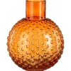 Mica Decorations Vazen En Potten>Vaas glas Dionne oranje 28 x 22 cm