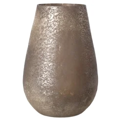 O'malley Vazen En Potten>Vaas glas Prugny grijs 29 cm