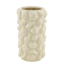 Natural Collections Vazen En Potten>Vaas pompoen wit 16x28cm