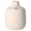 Natural Collections Vazen En Potten>Vaas terra antique white 14 x 16 cm