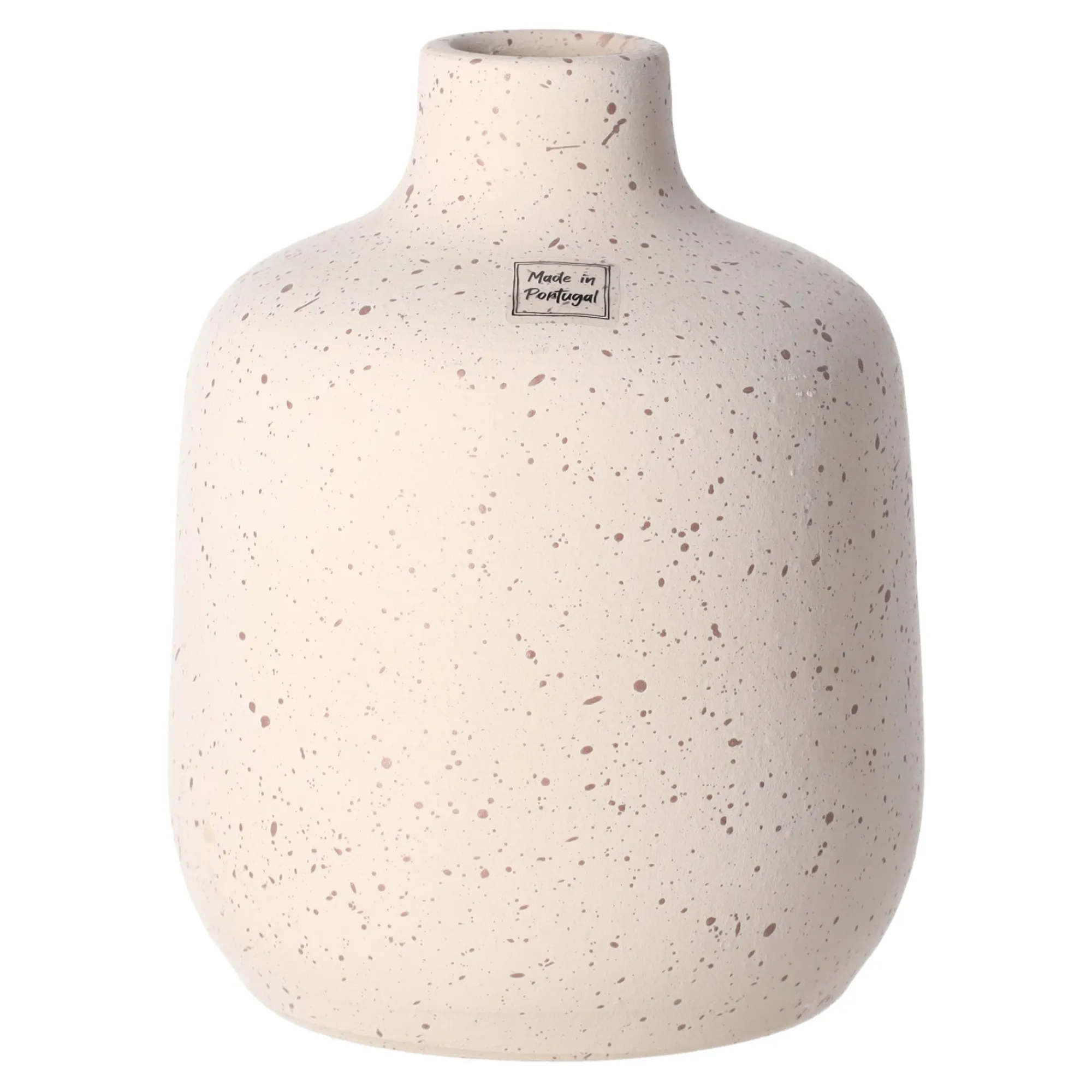 Natural Collections Vazen En Potten>Vaas terra antique white 14 x 16 cm