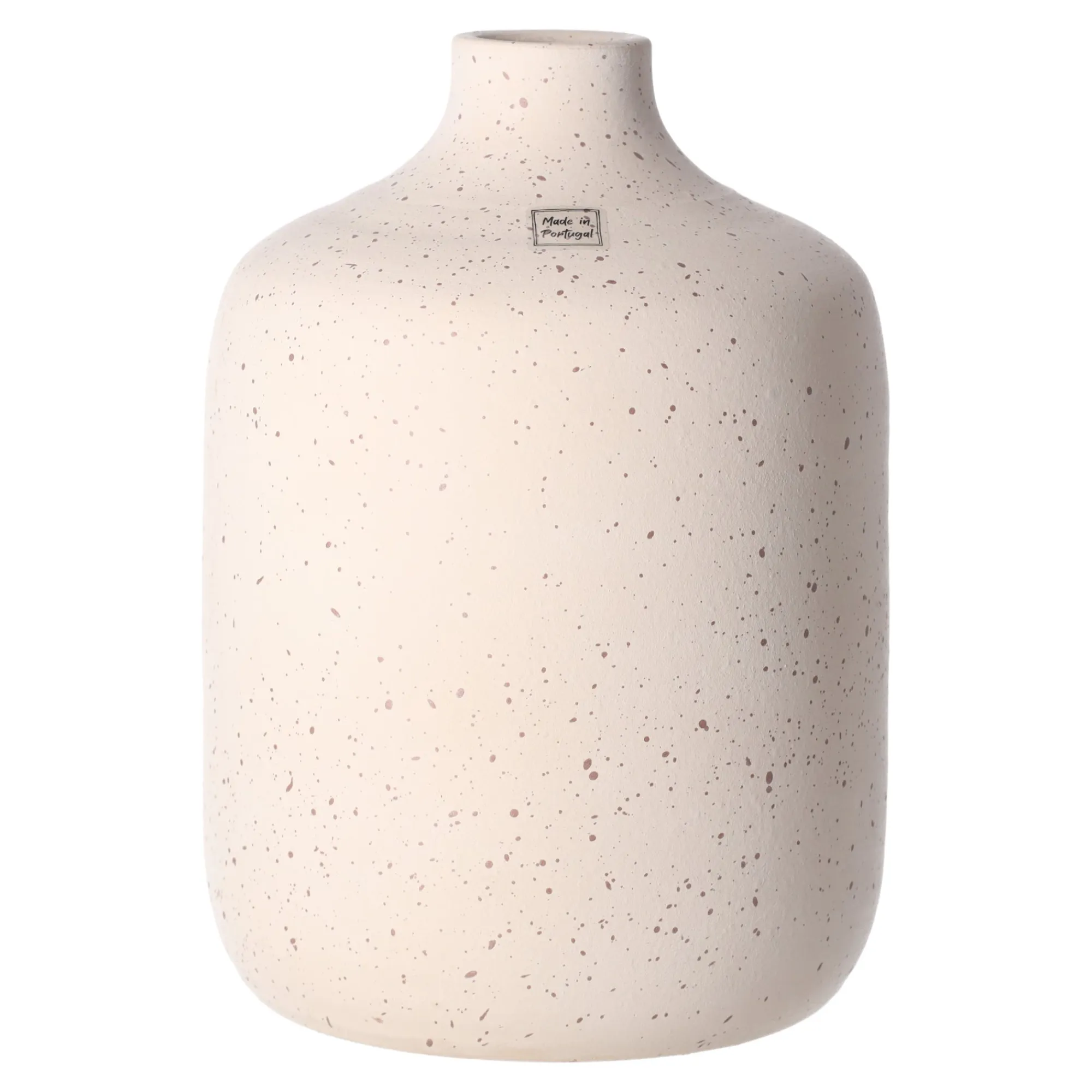 Natural Collections Vazen En Potten>Vaas terra antique white 18 x 25 cm