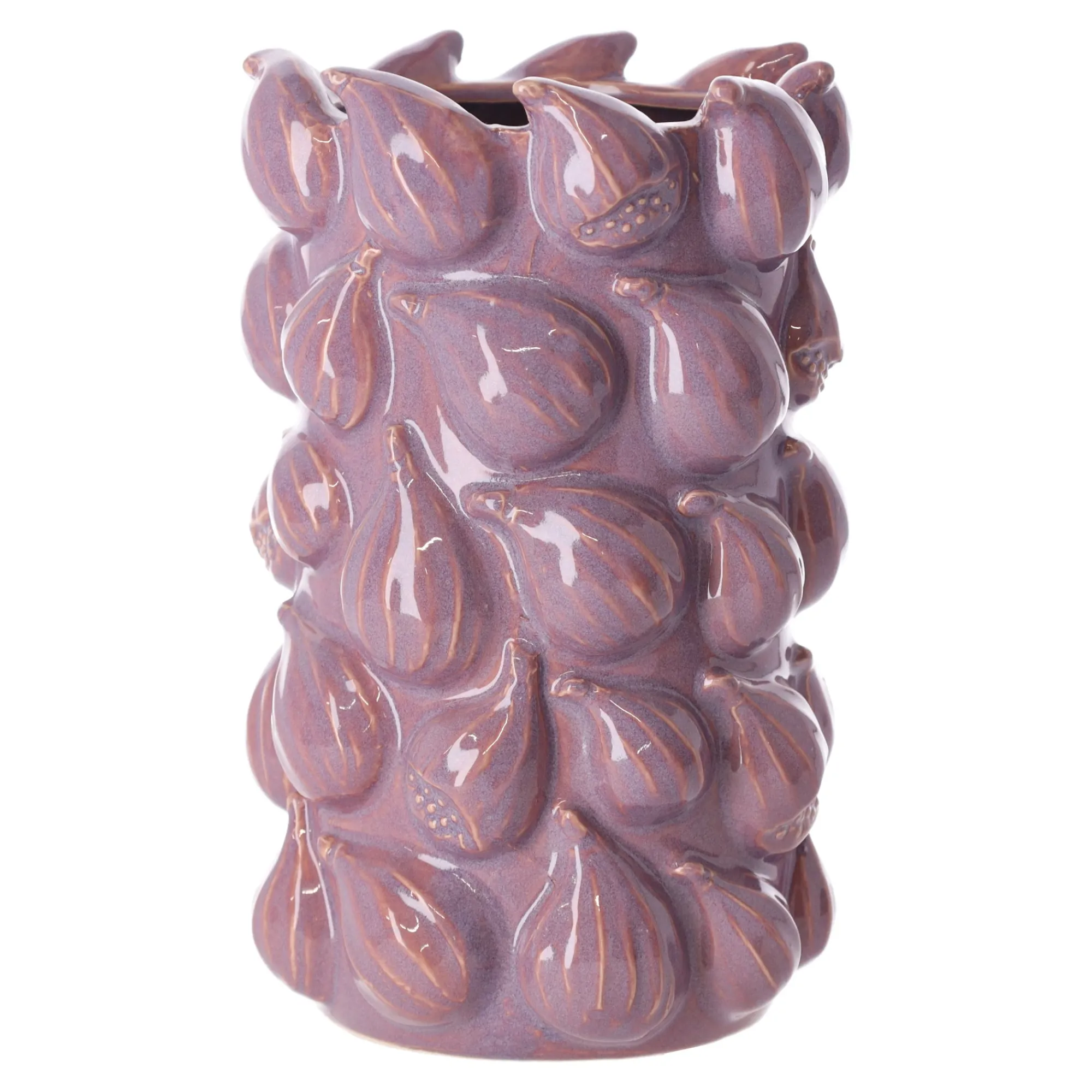 Natural Collections Vazen En Potten>Vaas vijg 14 x 23 cm paars