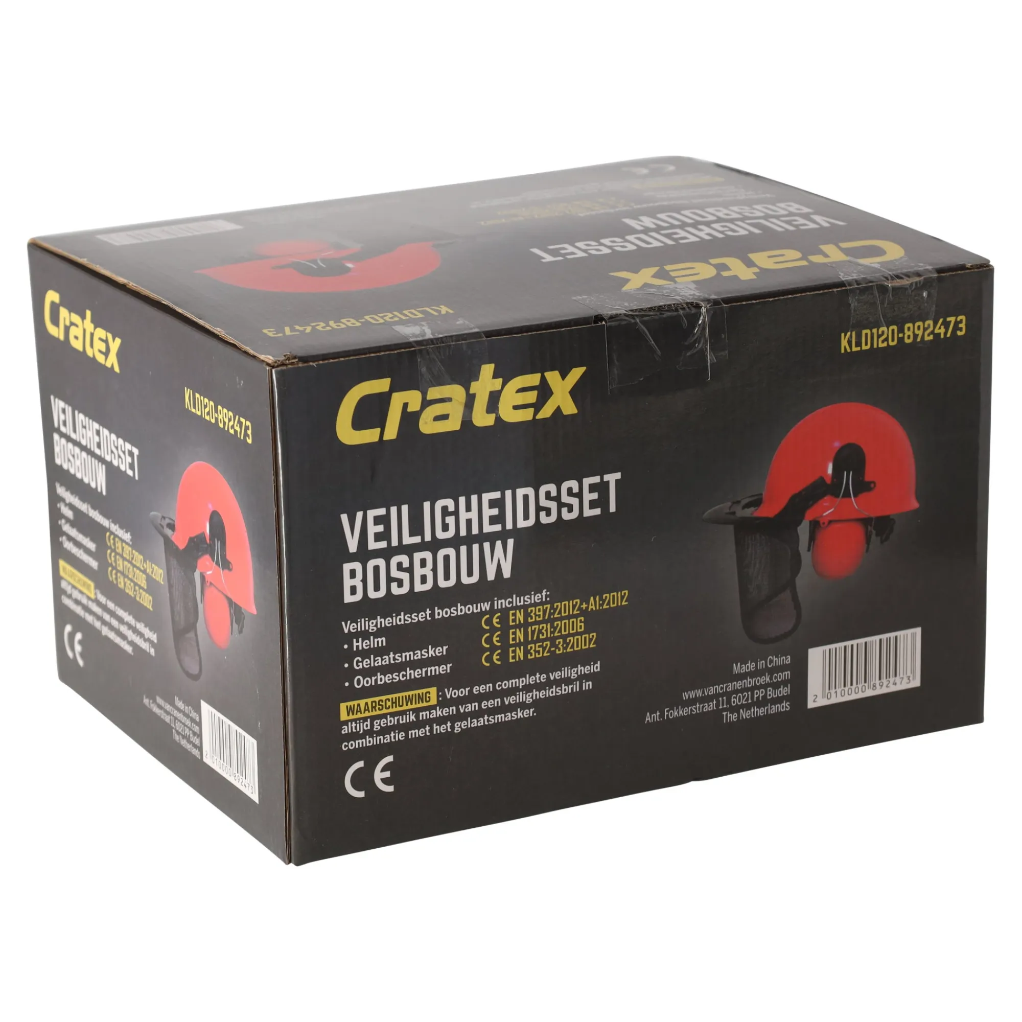Cratex Pbm>Veiligheidsset bosbouw