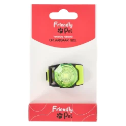 Friendly Pet Hondenriem>Verlichting halsband oplaadbaar geel