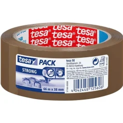 Tesa Bouw>Verpakkingstape bruin 38mmx66M