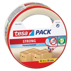 Tesa Bouw>Verpakkingstape trans 38mmx66M