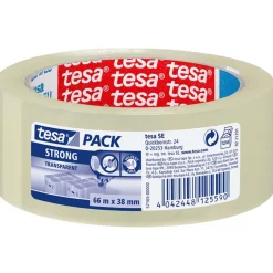 Tesa Bouw>Verpakkingstape trans 38mmx66M