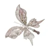 Kerstdecoratie>Vlinder 17cm winter lux champagne