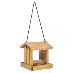 Vogelhuisjes>Voederhuis hang 18cm naturel