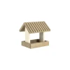 Vogelhuisjes>Voederhuis hang 23cm wit/taupe
