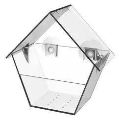 Esschert Design Vogelhuisjes>Voederhuis raam 14x9x15cm