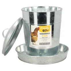 Friendly Pet Tuinvogels>Voedersilo metaal 4 kg