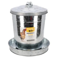 Friendly Pet Kip>Voedersilo metaal 6 kg