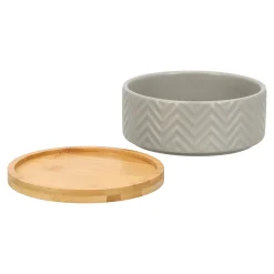 Friendly Pet Drink- En Voerbak Hond>Voerbak Bianco 990ml grijs