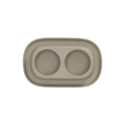 Friendly Pet Drink- En Voerbak Hond>Voerbak Ilko duo taupe 2x200ml FP