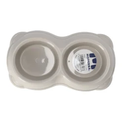 Moderna Voerbak Kat>Voerbak kat dubbel smarty 1 grijs