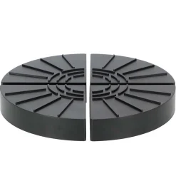 Esschert Design Kunstplanten En Kunstbloemen>Voet kunststof bloempot 4st.