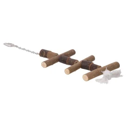 Friendly Pet Vogelspeelgoed>Vogel touw+hout 40cm