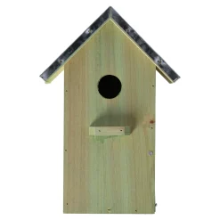Friendly Pet Vogelhuisjes>Vogelhuis + zink 18x12x2cm groen