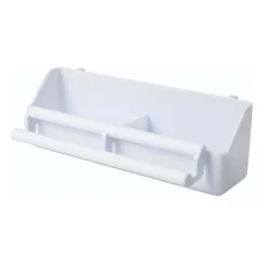 Flamingo Voer- En Drinkbakken Vogel>Voliere voerbak plastic 20 cm wit