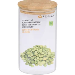 Alpina Koken & Tafelen>Voorraadpot glas 0,9L