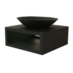 Van Cranenbroek Vuur- & Terrasverwarming>Vuurschaal met basis Hamari 49cm zwart