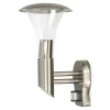 Diamant Buitenverlichting|Buitenverlichting>Wandlamp Belluno RVS bewegingssensor