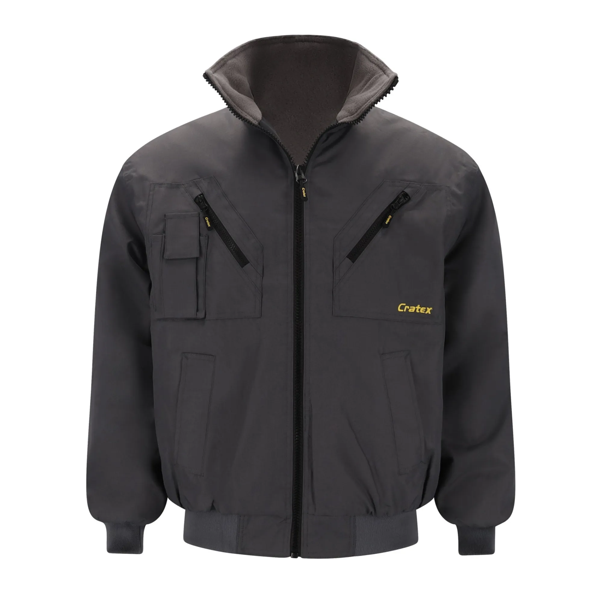Cratex Werkjassen>Werkjas Novara grijs XS